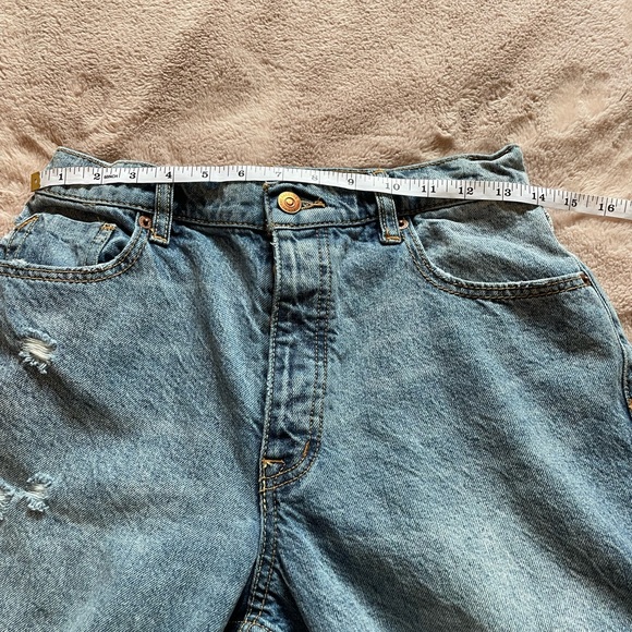 NWT Free people CRVY boyfriend distressed jeans size 28 - Picture 12 of 15